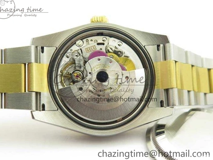 1:1 Diam 36mm SA3135 On YG SS Datejust V2 116234 Dial White Best Oyster DJF Com Bracelet Edition 0313